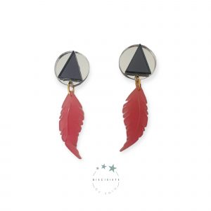 Pendientes Pluma