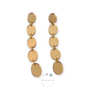 Pendientes Ovalos Dorados