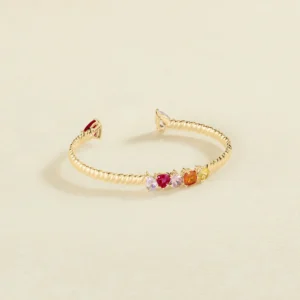Pulsera Rigida Vague Multicolor/Oro 02480292-256