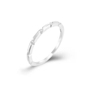 Anillo Plata Espiral Circonitas