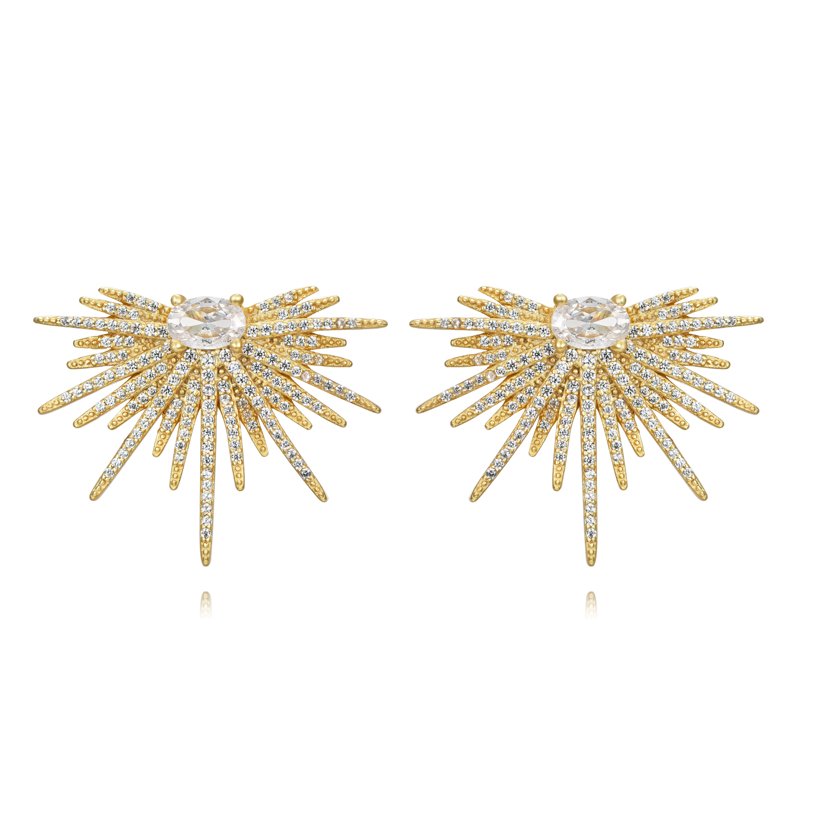 Pendientes Plata Shakir Gold