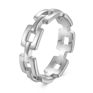 Anillo Plata Eslabón