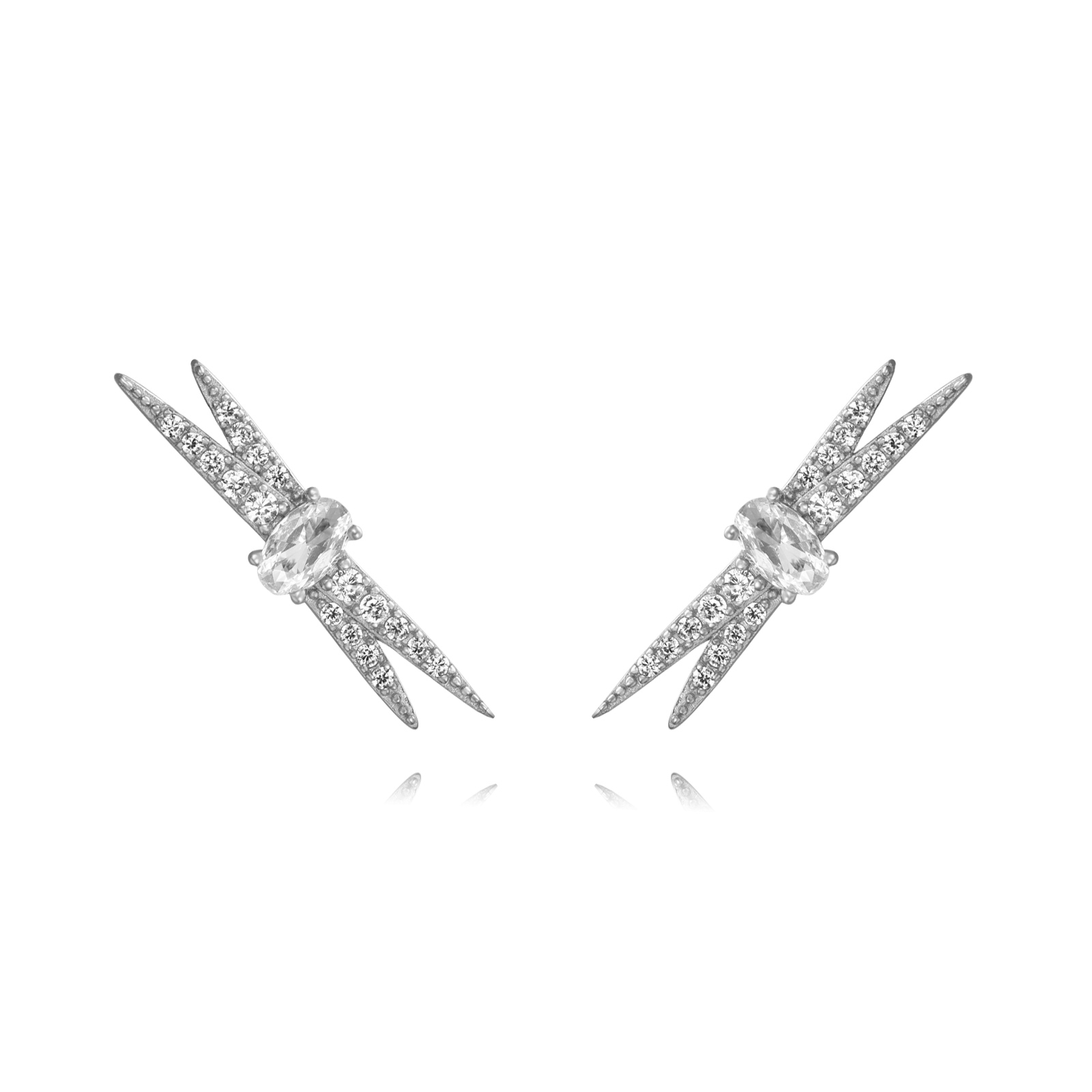 Pendientes Plata X Circonita