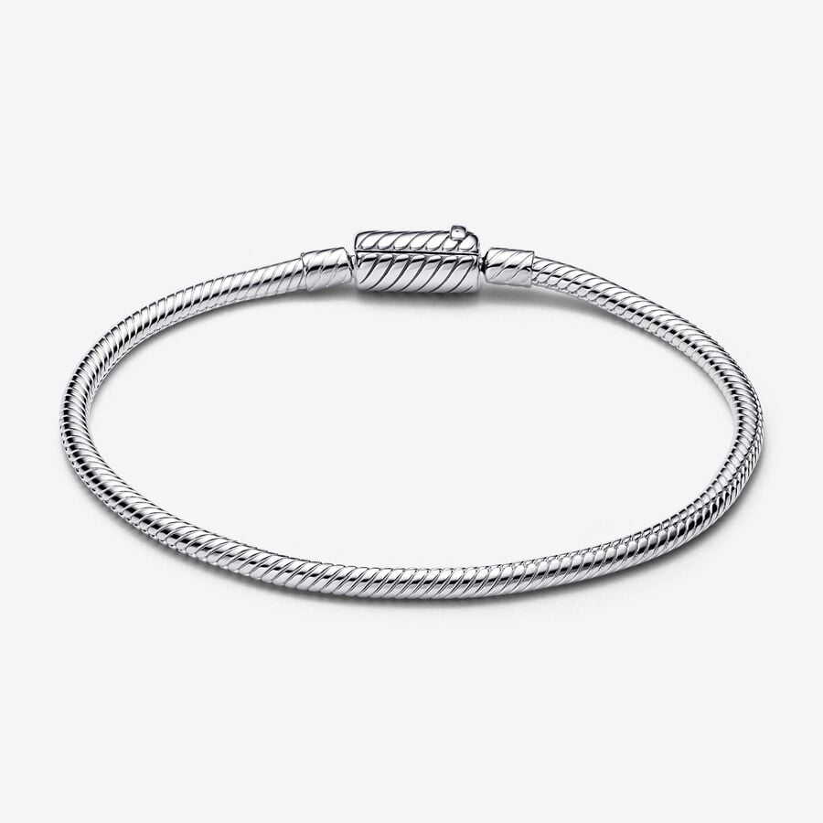 Pulsera Pandora Moments Cadena de Serpiente con Cierre Deslizante Magnetico 590122C00 - Imagen 3