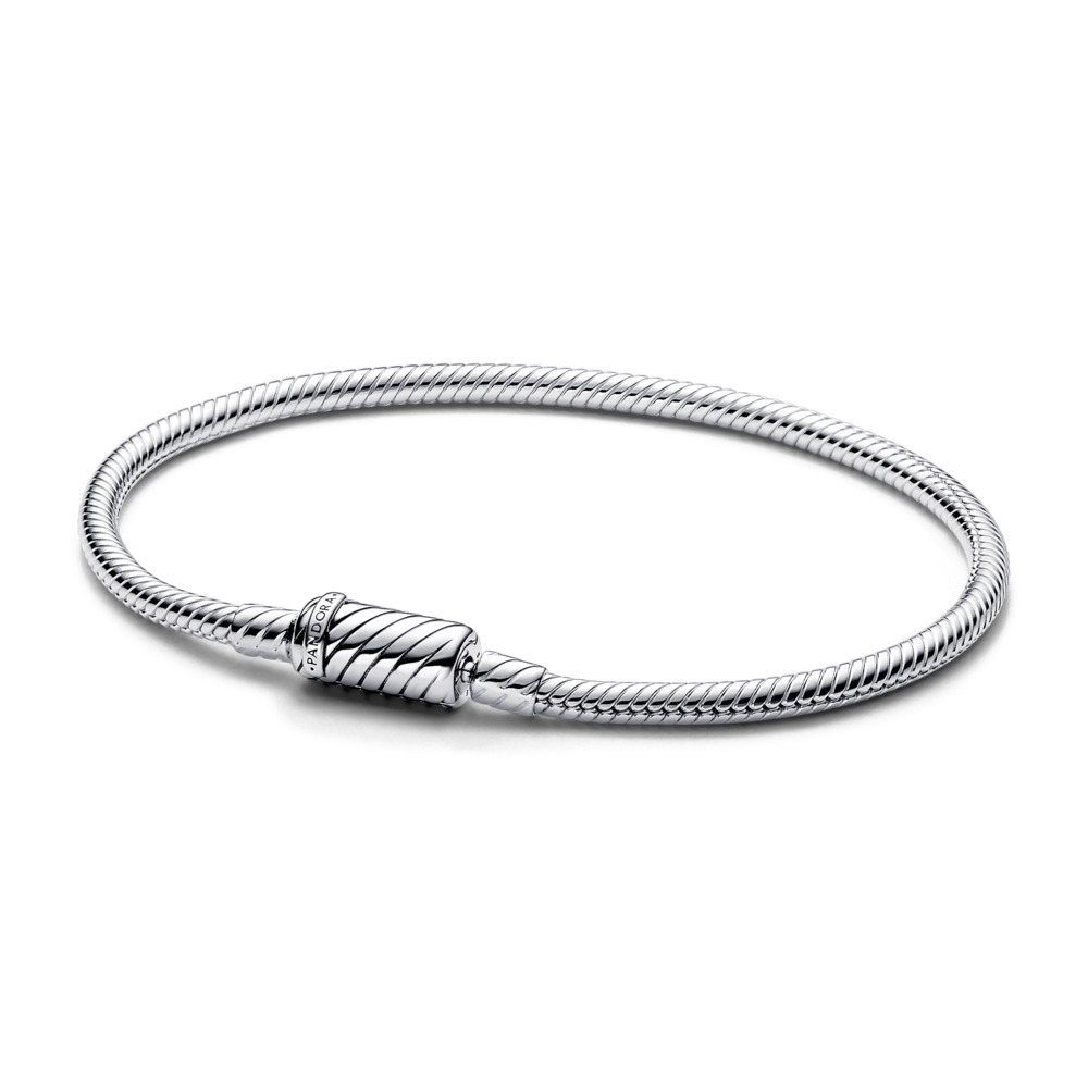 Pulsera Pandora Moments Cadena de Serpiente con Cierre Deslizante Magnetico 590122C00