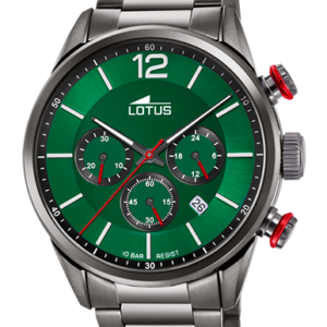 Reloj Lotus Crono Caballero Gris/verde 18686/4