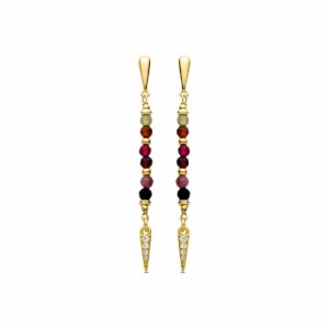 Pendientes Plata Dorada Baklo