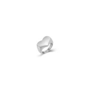 Anillo Acero Corazón