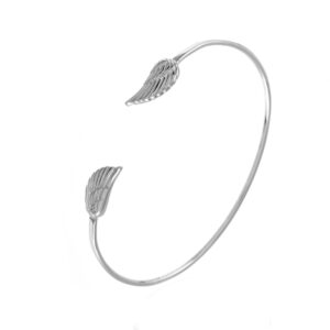 Pulsera Plata Abierta Alas