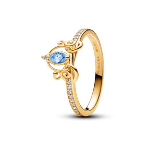 Anillo Carroza de la Cenicienta de Disney Recubrimiento en Oro de 14K 163059C01