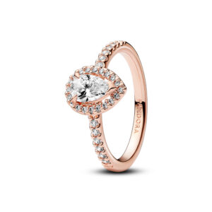 Anillo Halo Brillante Corte Pera 182835C01