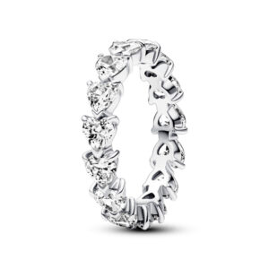 Anillo Eternidad Fila de Corazones 193103C01