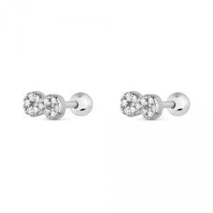 Pendiente Piercing Plata Infinito