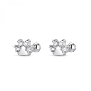 Pendiente Piercing Plata Huella