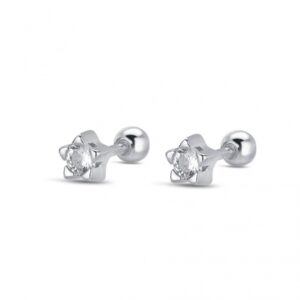 Pendiente Piercing Plata Estrella