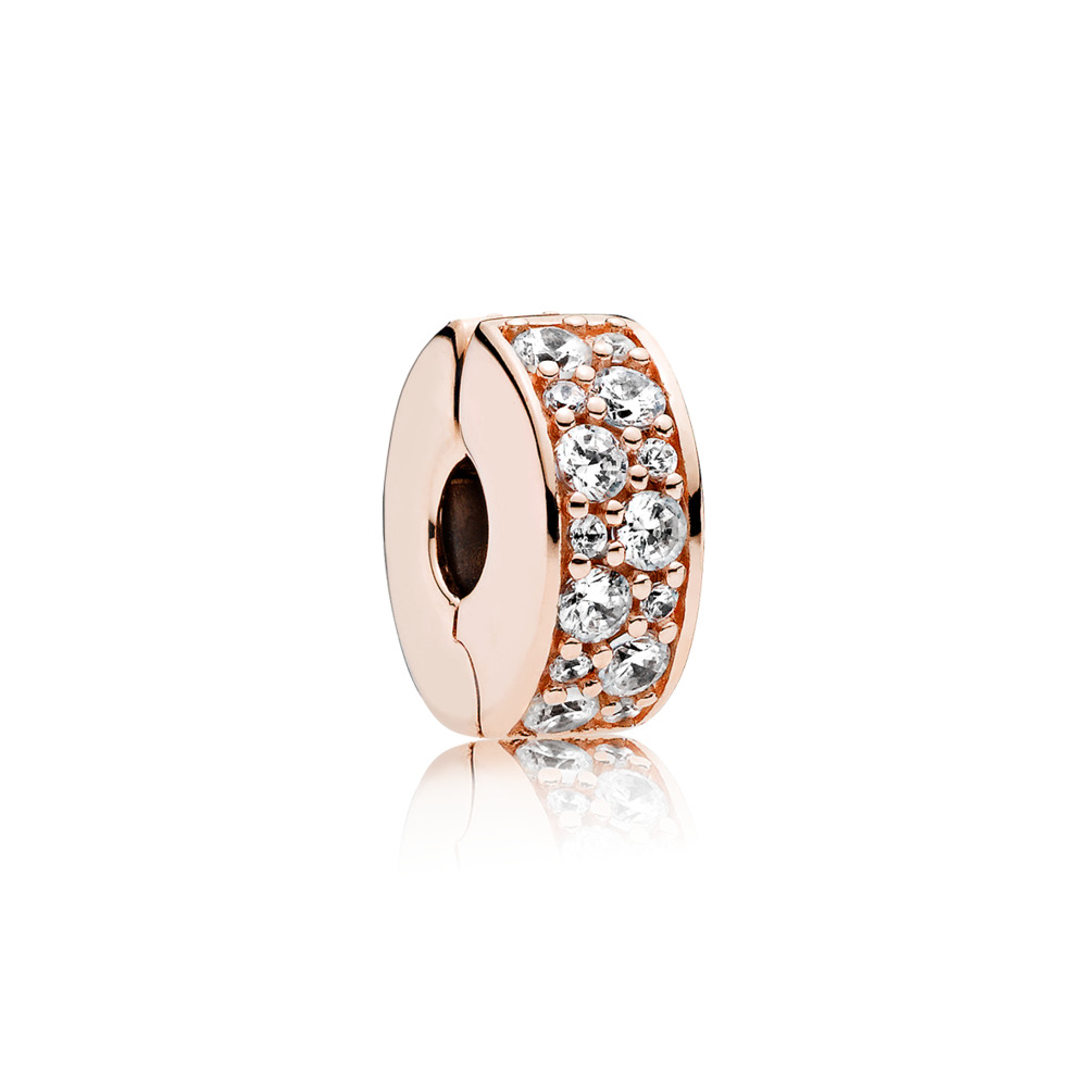Charm de Clip Pave Transparente 781817CZ
