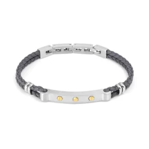 Pulsera Manvision con Detalle Tornillo en Oro 133003 051