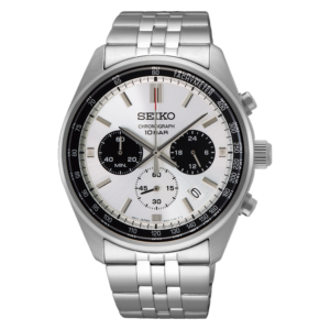 Reloj Seiko Neón Sport Crono 41,5mm Esf Blanca SSB425P1