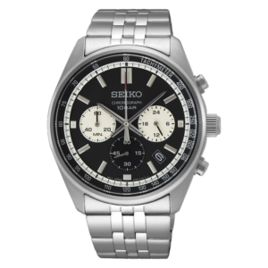 Reloj Seiko Neón Sport Crono 41,5mm Esf Negro SSB429P1