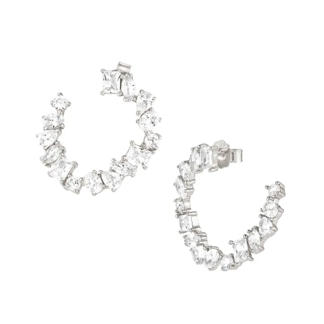 Pendientes Color Wave Circonitas Blancas 149803 008