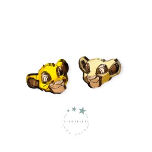 Pendientes Mini Rey Y Reina León