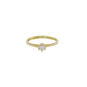 Solitario Oro Amarillo 18k 0,09cts
