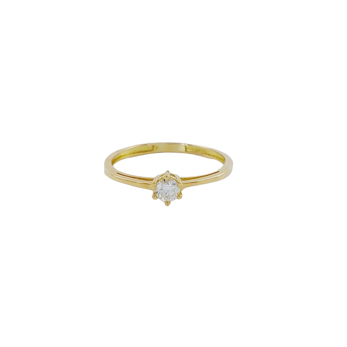 Solitario Oro Amarillo 18k 0,09cts
