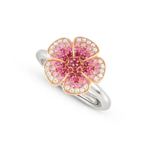 Anillo Crysalis Flor con Zirconita 241101 010