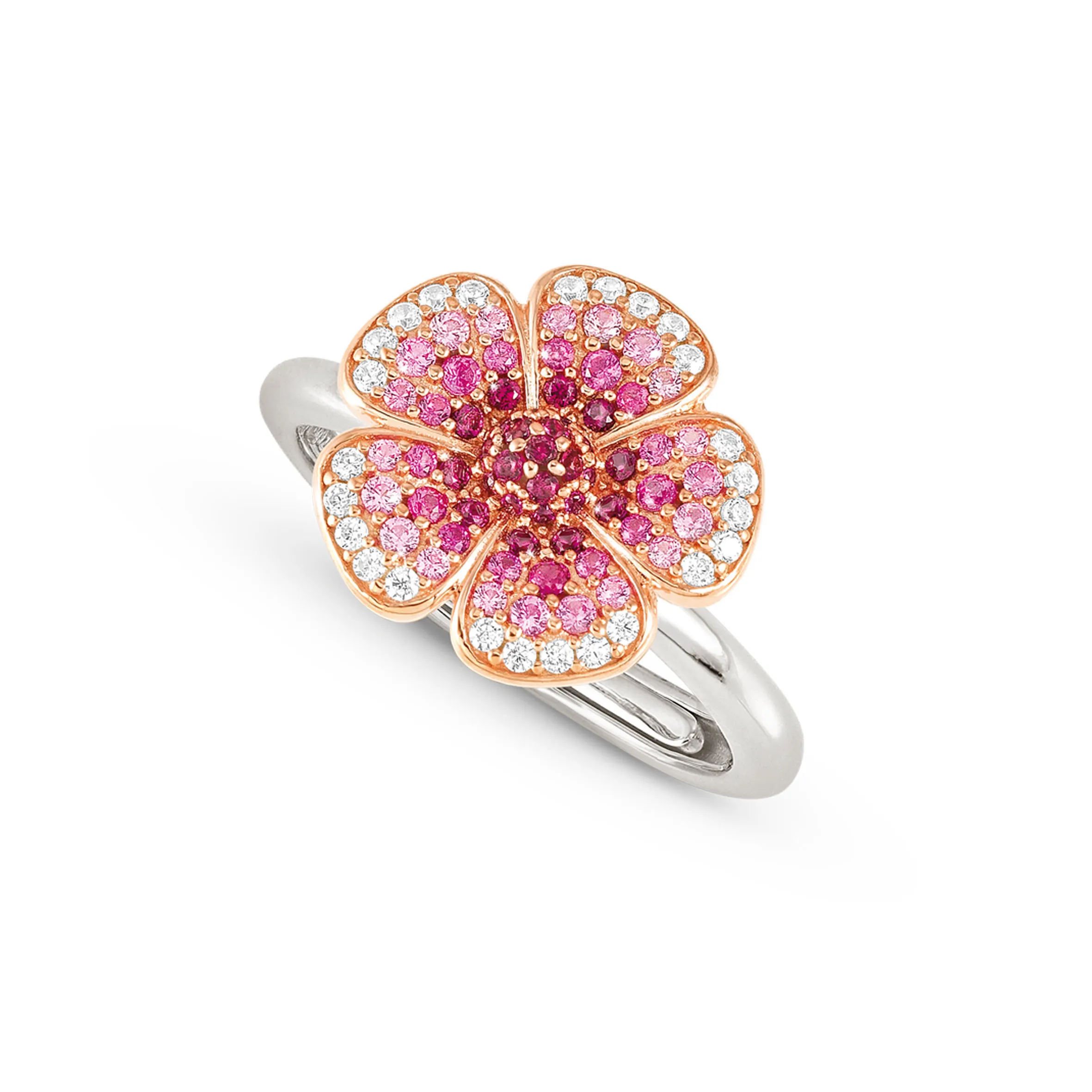Anillo Crysalis Flor con Zirconita 241101 010