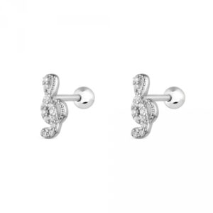 Piercing Plata Clave de Sol