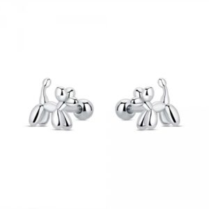 Piercing Plata Perrito Globo