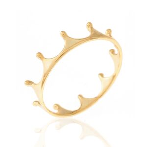 Anillo Plata Le Corone Gold