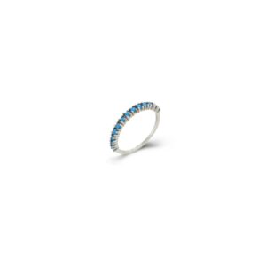 Anillo Plata Alianza Turquesas