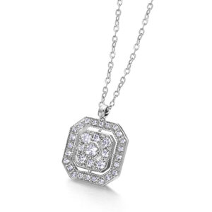 Colgante Octo Oro Blanco y Diamantes GD145OB