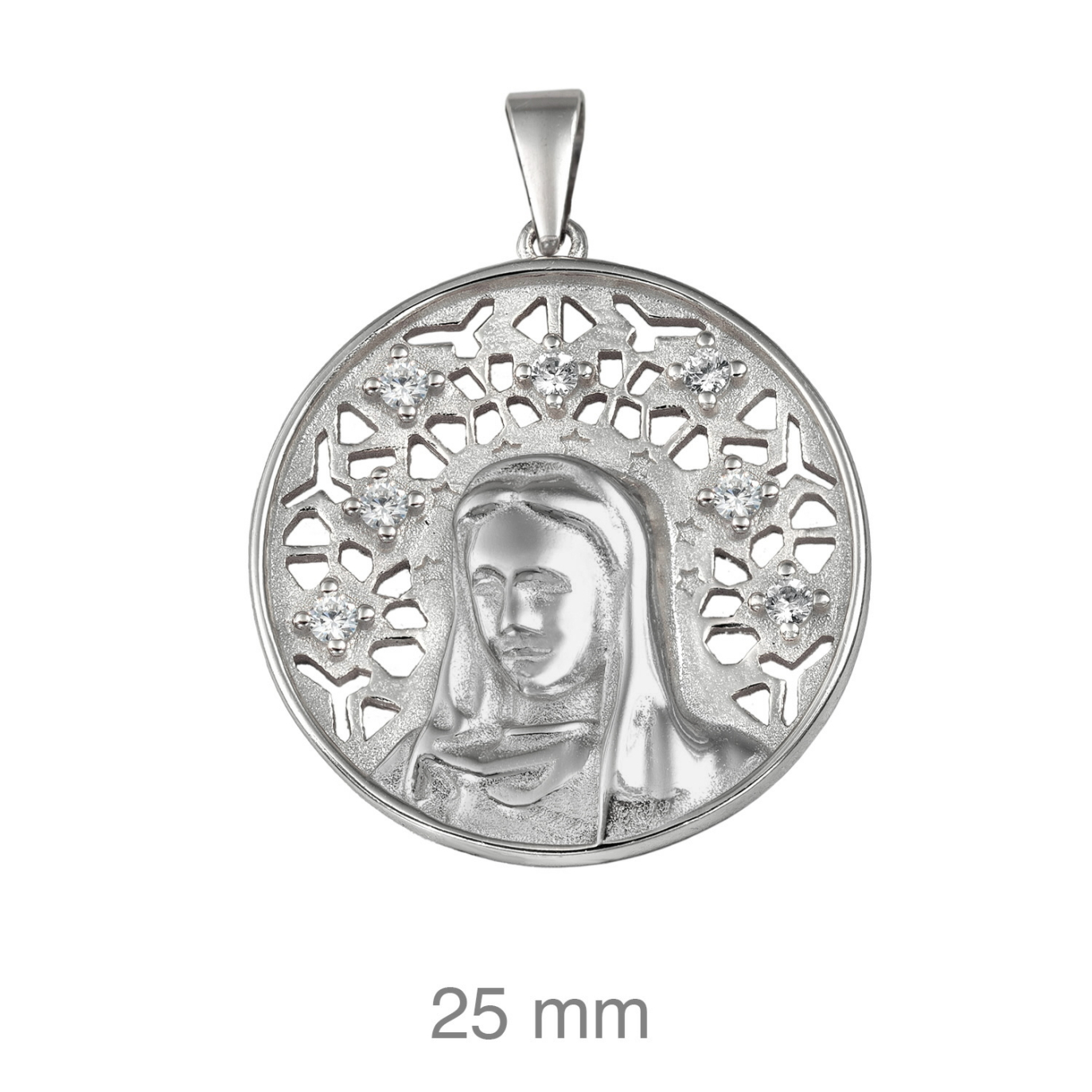 Medalla Plata Virgen Circonitas