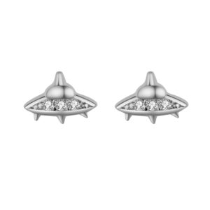Pendientes Plata Ovni
