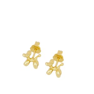 Pendientes Plata  Perro Globo Gold