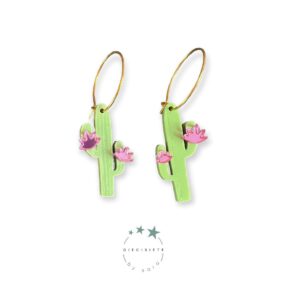 Pendientes Aro Cactus