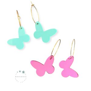 Pendientes Aro Mariposa