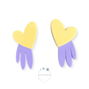 Pendientes Corazón Alado
