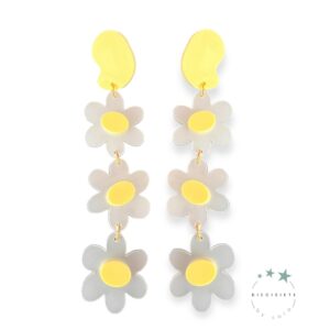 Pendientes Triples Margaritas