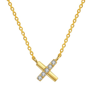 Collar Plata Circonitas X Gold