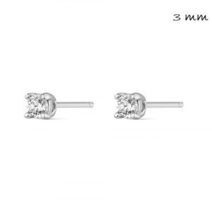 Pendientes Plata Garra 3mm