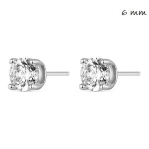 Pendientes Plata Garra 6mm