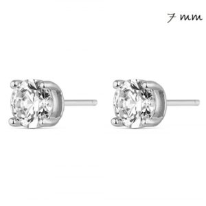 Pendientes Plata Garra 7mm
