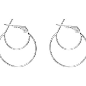 Pendientes Plata Aro Luna