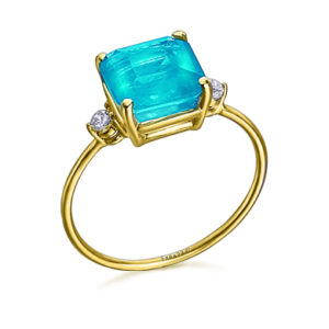 Anillo Oro Blue Love GA143OA