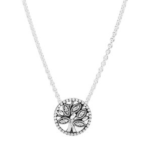 Collar Plata Àrbol 397780CZ-45