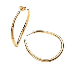 Pendientes de Aro Abierto de 42mm Forma Orgánica 263299C00