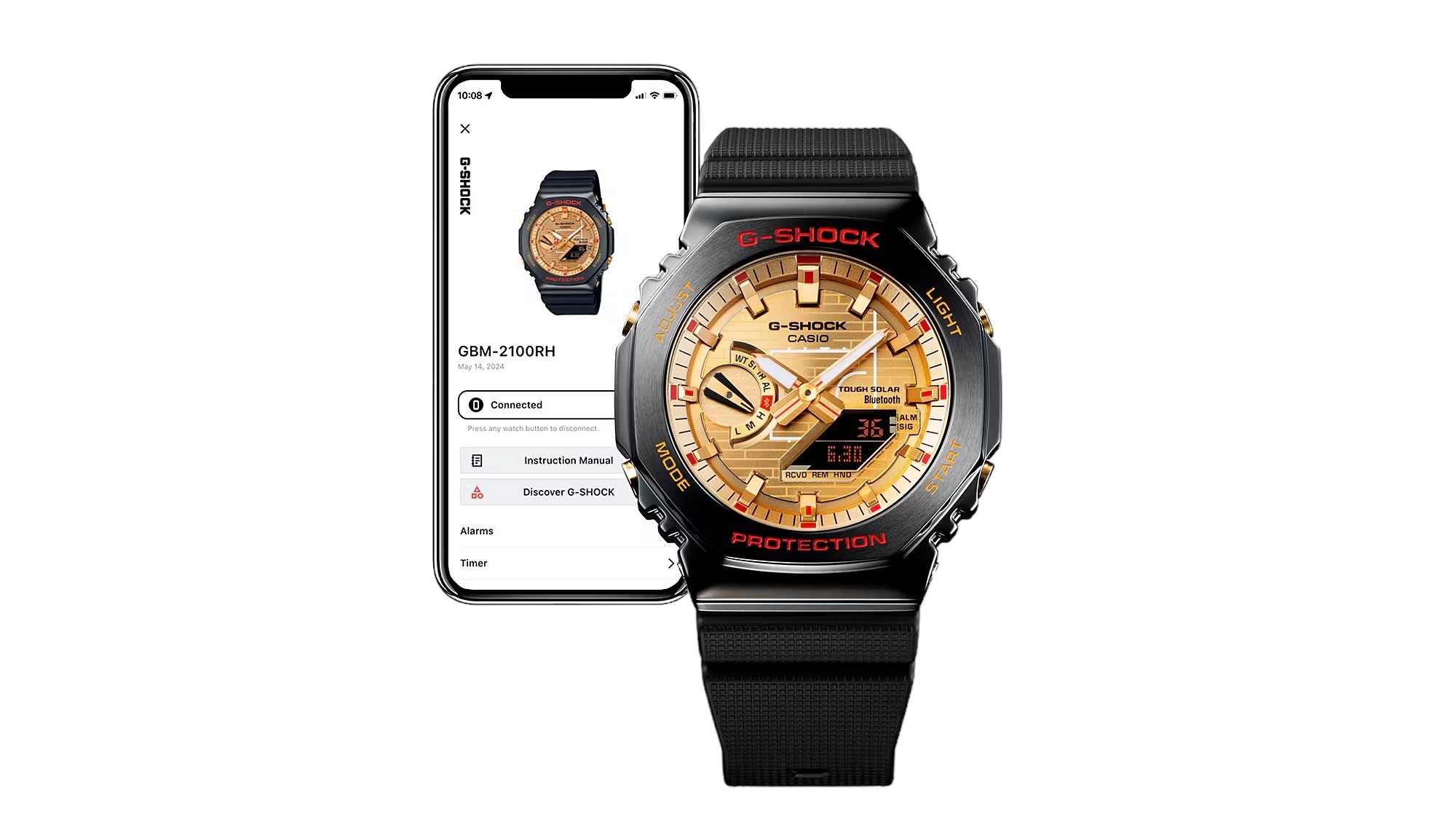 Reloj G-Shock Rui Hachimura GBM-2100RH-1A - Imagen 2